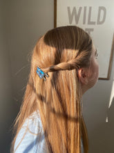 Load image into Gallery viewer, &quot;Linda&quot; Blue Crystal hair clips (2 per pack)
