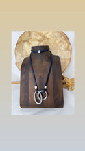 Load image into Gallery viewer, Avril Slim - Navy + Silver
