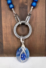 Load image into Gallery viewer, Sacred Stone - Blue Druzy 2
