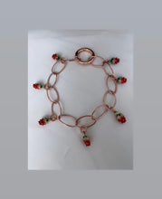 Load image into Gallery viewer, Strawberry Charm Bracelet
