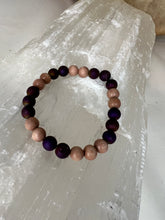 Load image into Gallery viewer, Mala Bracelet - Rosewood and Druzy
