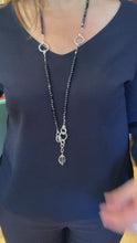 Load and play video in Gallery viewer, Holiday Faith - Navy with Silver
