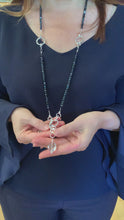 Load and play video in Gallery viewer, Holiday Faith - Navy with Silver
