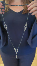 Load and play video in Gallery viewer, Holiday Faith - Navy with Silver
