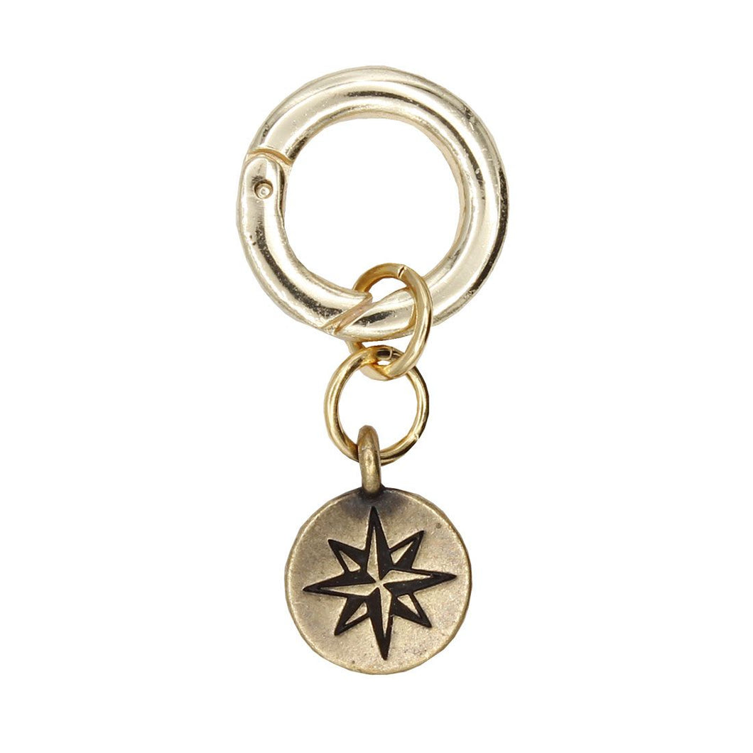 Northern Star Charm in Gold