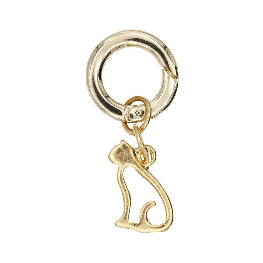 Cat Charm in Gold