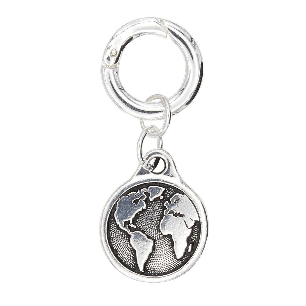 World Charm in Silver