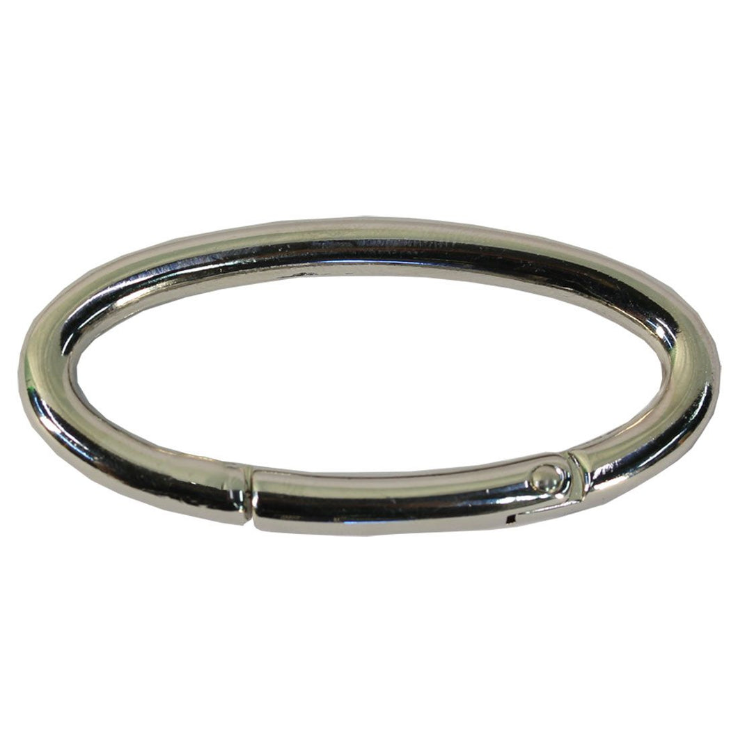 Silver Large Oval 68mm/2.7