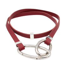 Load image into Gallery viewer, Red Wine Avril Edge Strand - Silver
